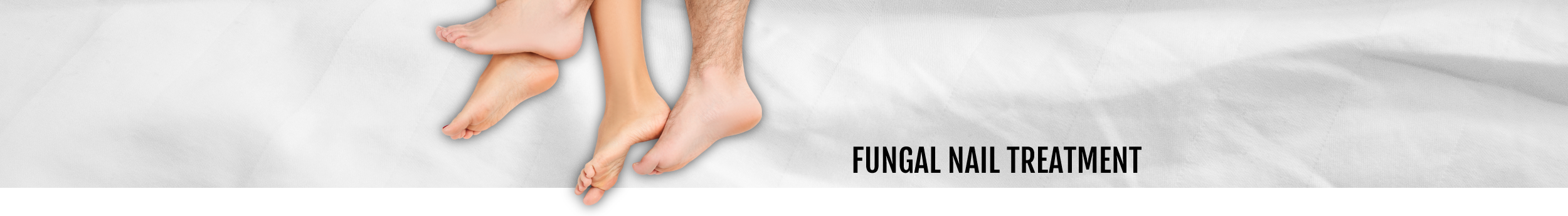 Fungal Nail treatment header at the Walk IN Foot Clinic in central London